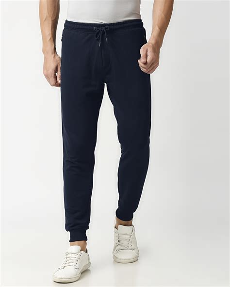 Men's Blue Joggers & Sweatpants .